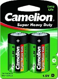 Элементы питания CAMELION (1671) R20P-BP2G