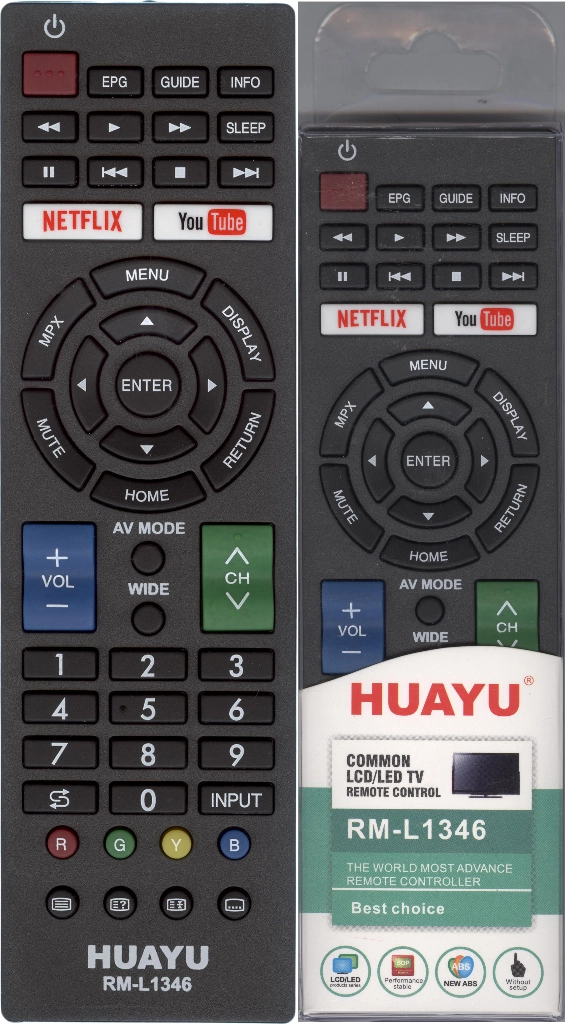 Универсальный пульт Huayu для Sharp LCD TV RM-L1346