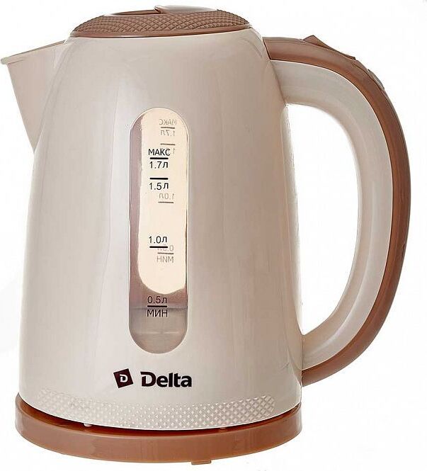 Чайник электрический DELTA DL-1106 beige (1,7л. пластик)