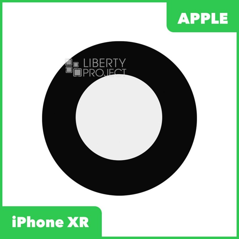 Стекло камеры для iPhone XR (черный)