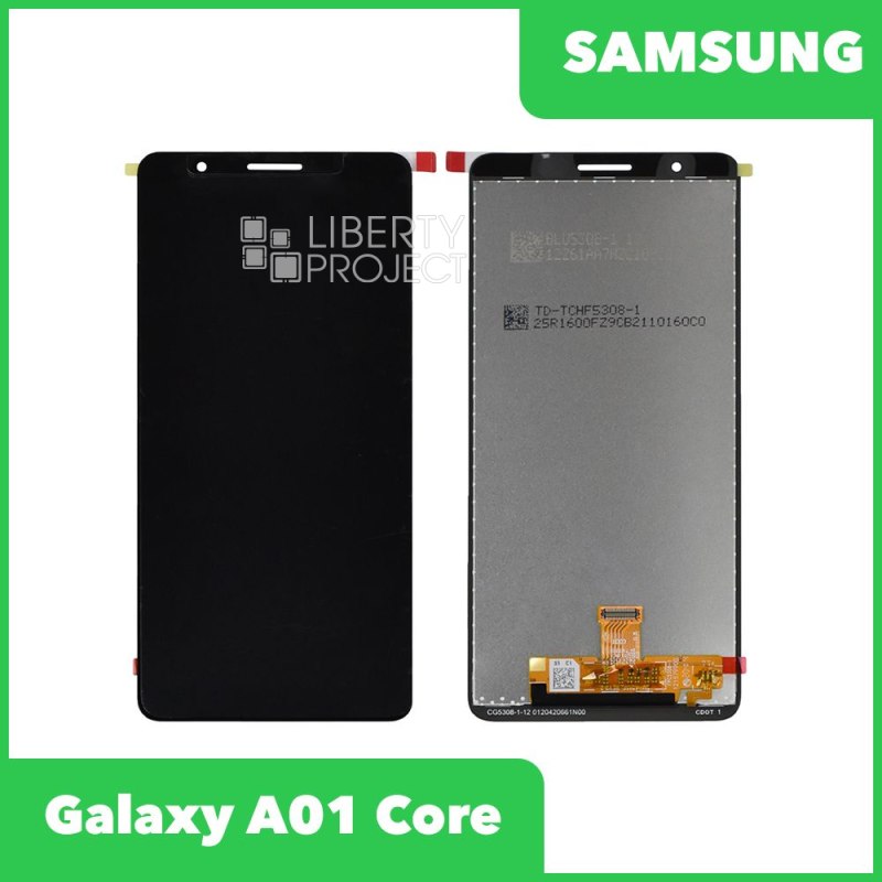 LCD дисплей для Samsung Galaxy A01 Core SM-A013F/DS без рамки (черный) 100% OR SP