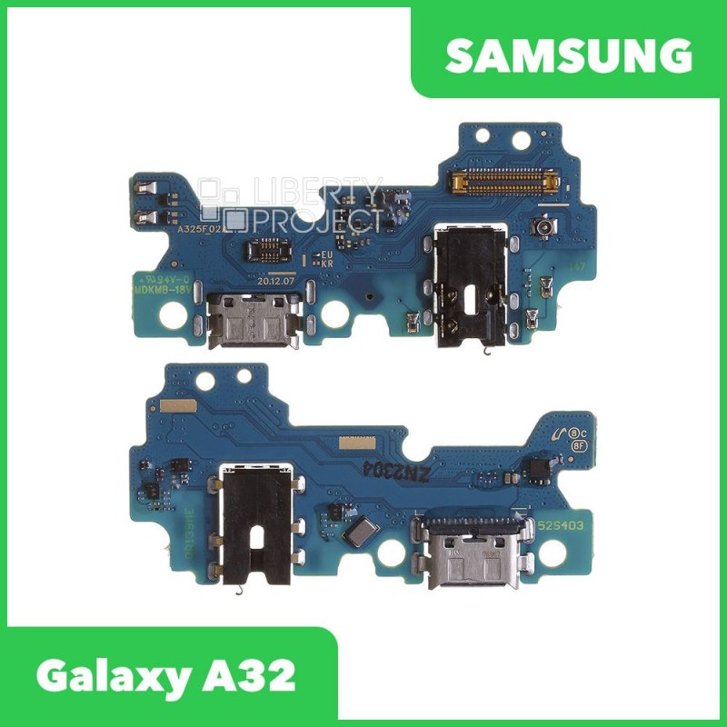 Шлейф/FLC Samsung Galaxy A32 SM-A325 на системный разъём/разъём гарнитуры/микрофон (оригинал)