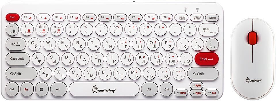 Клавиатура+Мышь SMARTBUY SBC-510590AG-W белый