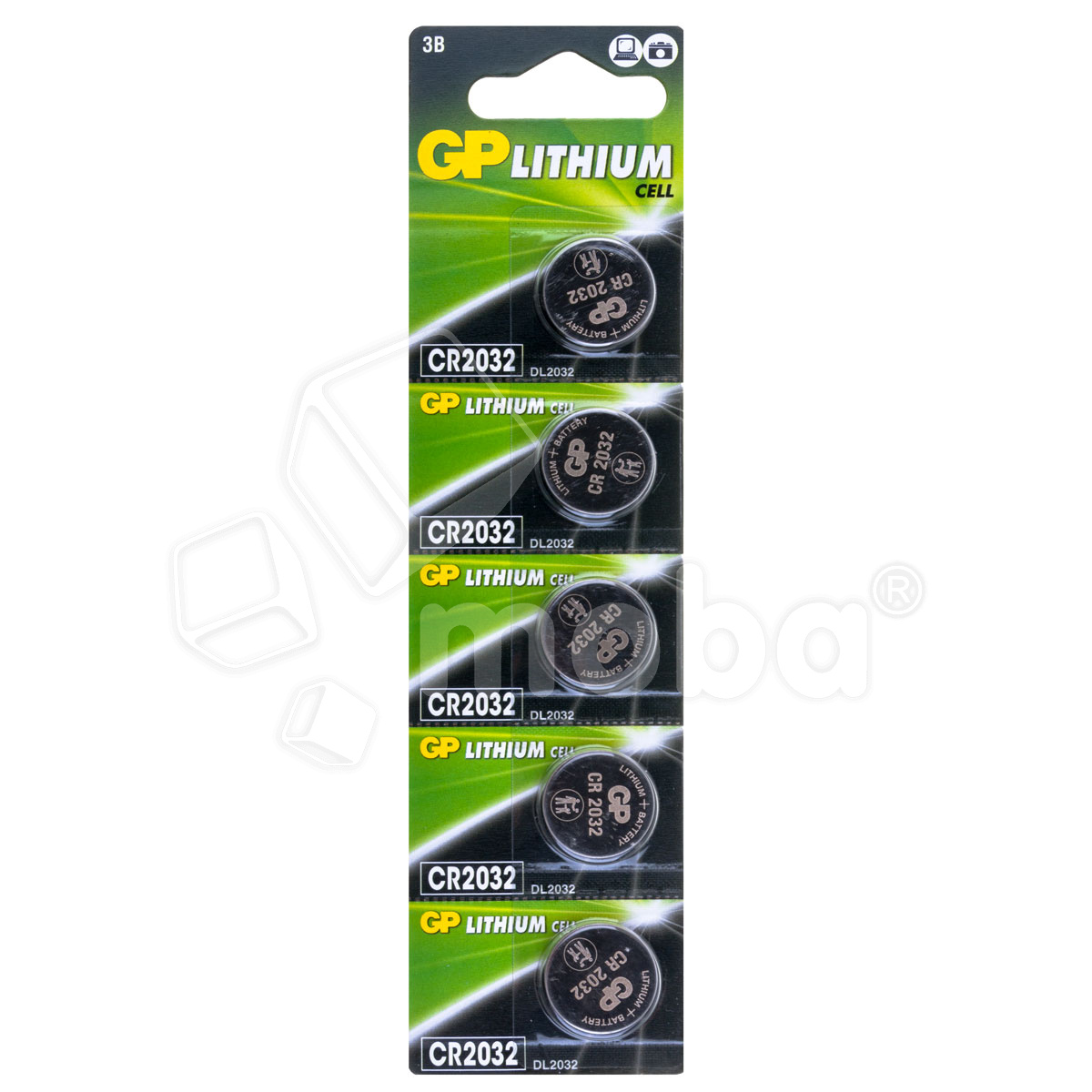 Батарейка CR2032 GP Lithium 3V (5 шт. в блистере)