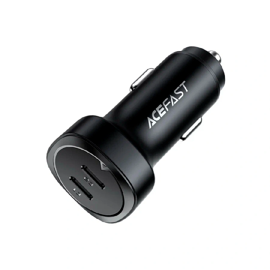 Автомобильное зарядное устройство Acefast Dual USB-C 72W