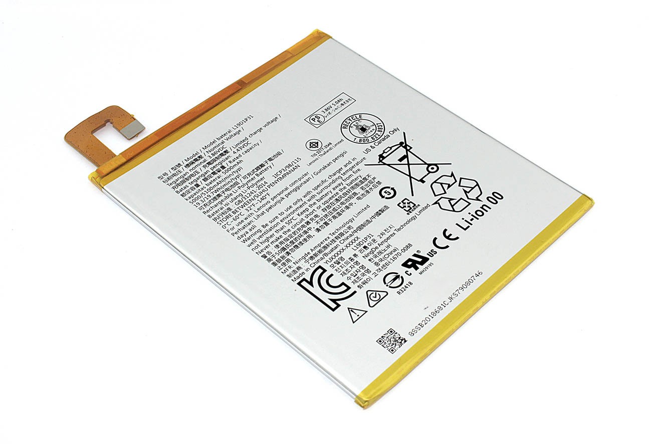Аккумулятор для Lenovo L19D1P31 Tab M8 TB-8505F/TB-8505X/TB-8705F/TB-8705X 5000 мАч батарея