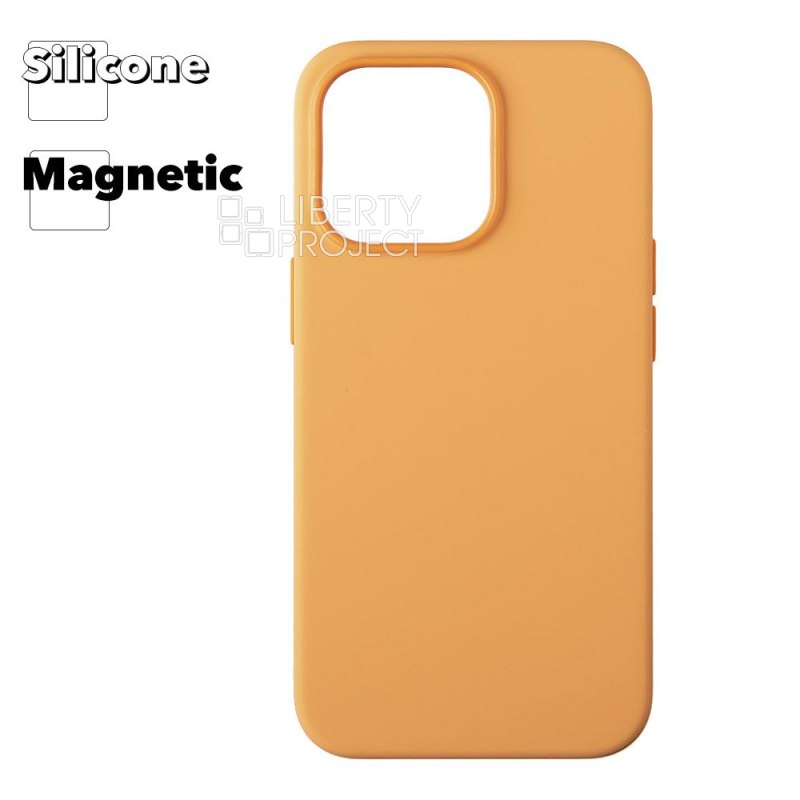 Силиконовый чехол для iPhone 13 Pro "Silicone Case" with MagSafe (Marigold)