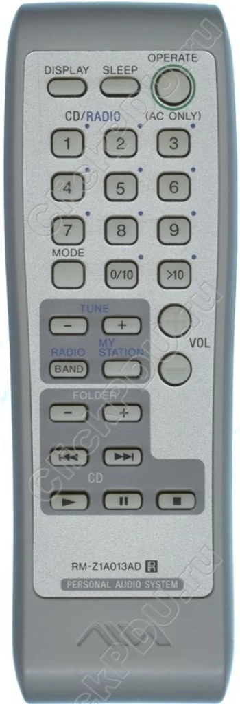 Пульт Aiwa RM-Z1A013AD оригинальный
