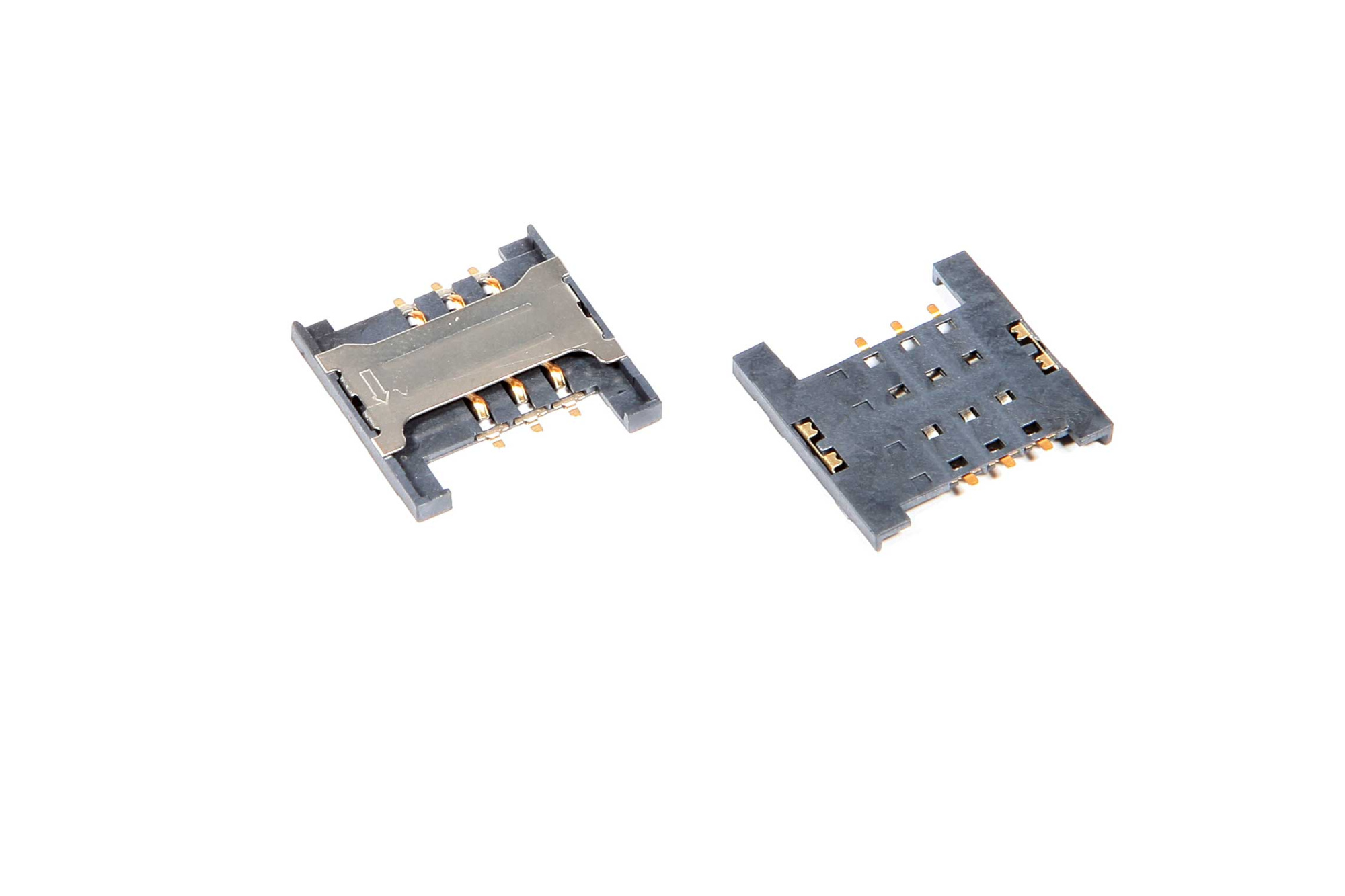 Коннектор SIM-карты (сим), mmc коннектор для Samsung Fly LG (S33)