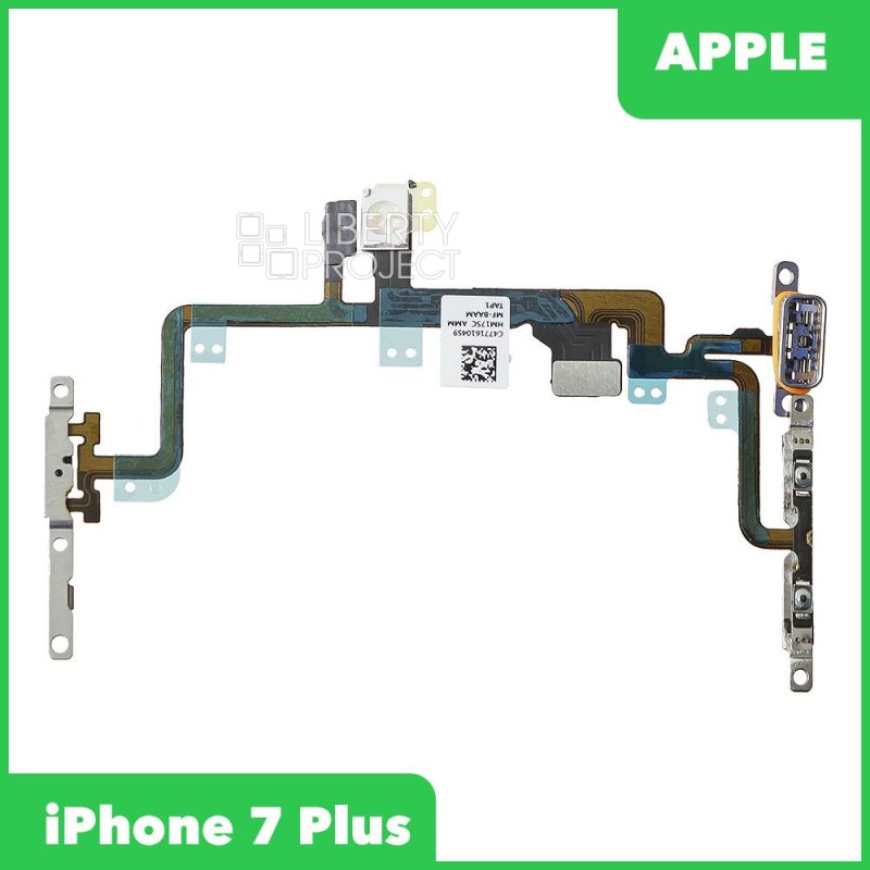 Шлейф/FLC iPhone 7 Plus на кнопки громкости/включения/блокировки/микрофон