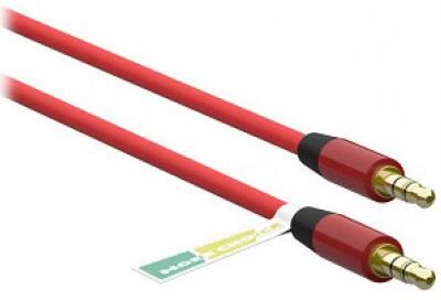 Аудиокабель MORE CHOICE (4627151195742) 3.5mm 1.2м UK13 Red