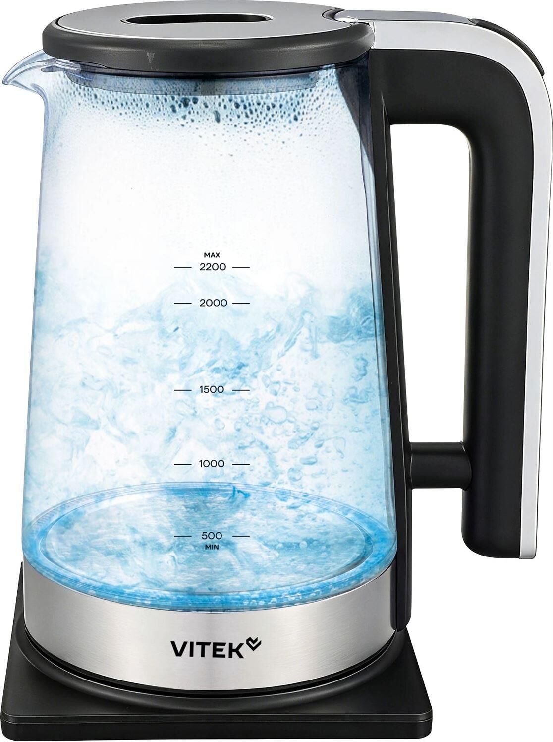 Чайник электрический VITEK VT-WK1073 (2,2л, стекло)