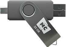 USB-накопитель MORE CHOICE (4620202559067) USB 32GB 2.0 Type-C МФ32а Silver