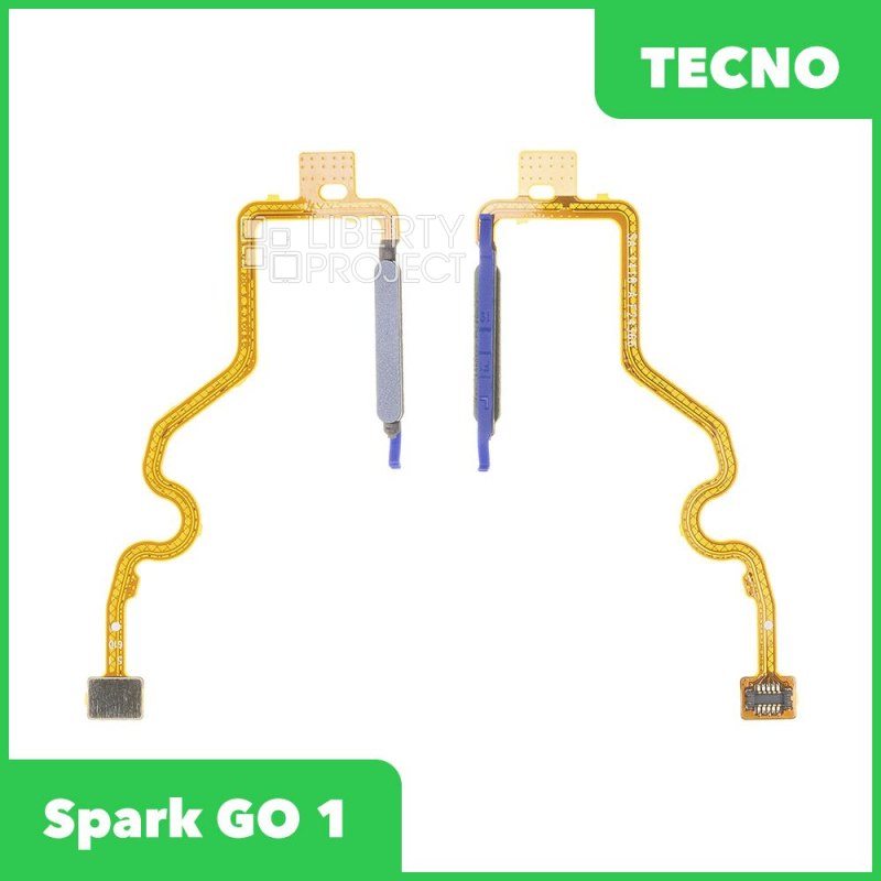 Шлейф/FLC для Tecno Spark Go 1 (KL4) сканер отпечатка пальцев (черный)