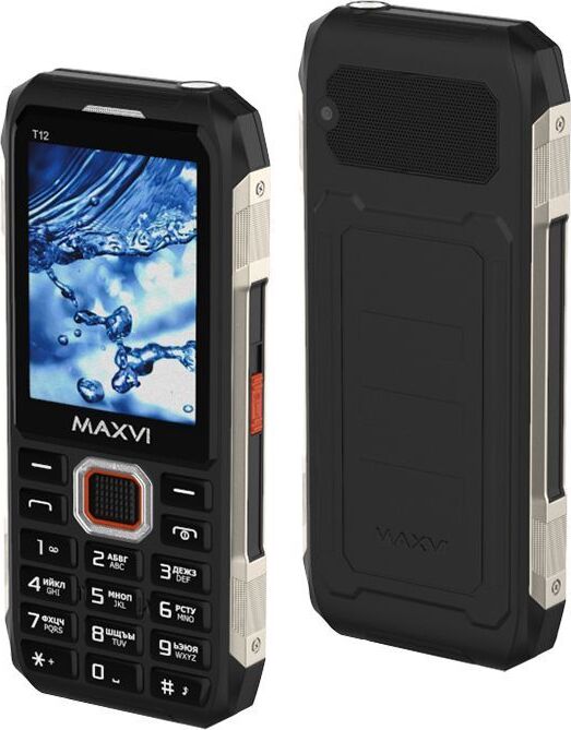 Телефон мобильный MAXVI T12 Black