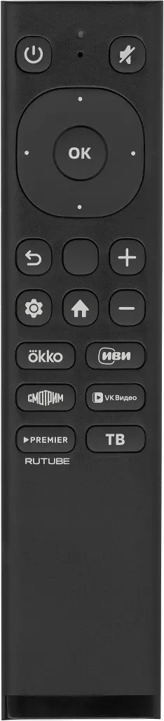 Пульт Huayu HRT-IR 2-IN-1 для телевизора Sber, Hyundai, RAZZ, ASANO, BBK, Leff, Blackton, Aiwa, BQ (Bright&Quick), Harper, Hartens, SUNWIND, Digma, DEXP, Prestigio, STARWIND, Irbis, Aceline, National, Maunfeld, HI, TopDevice, MIU, General Electronics, Вит