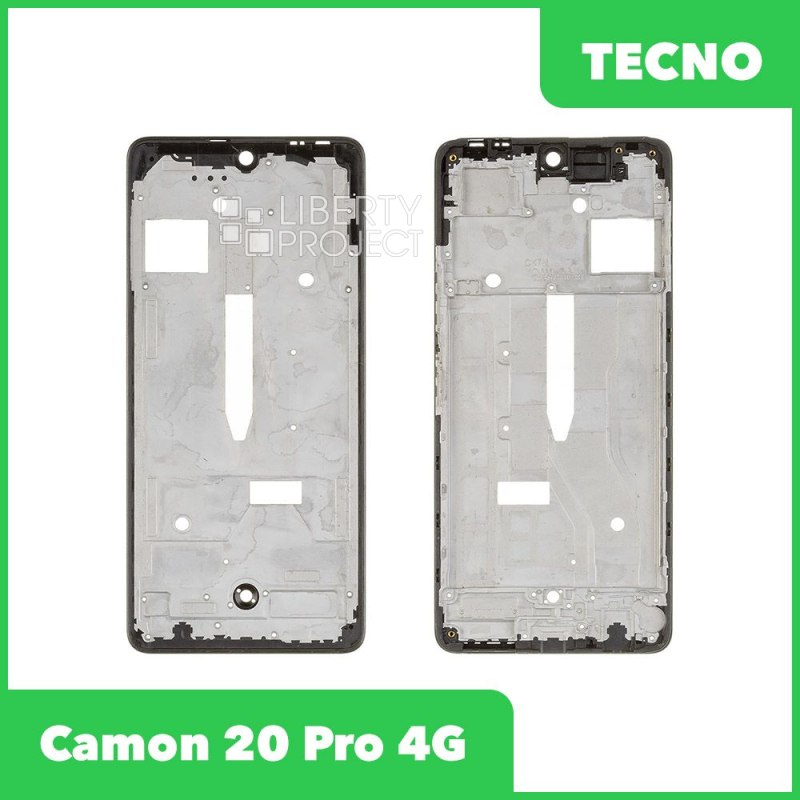 Рамка дисплея для Tecno Camon 20 Pro 4G (CK7n) (черный)