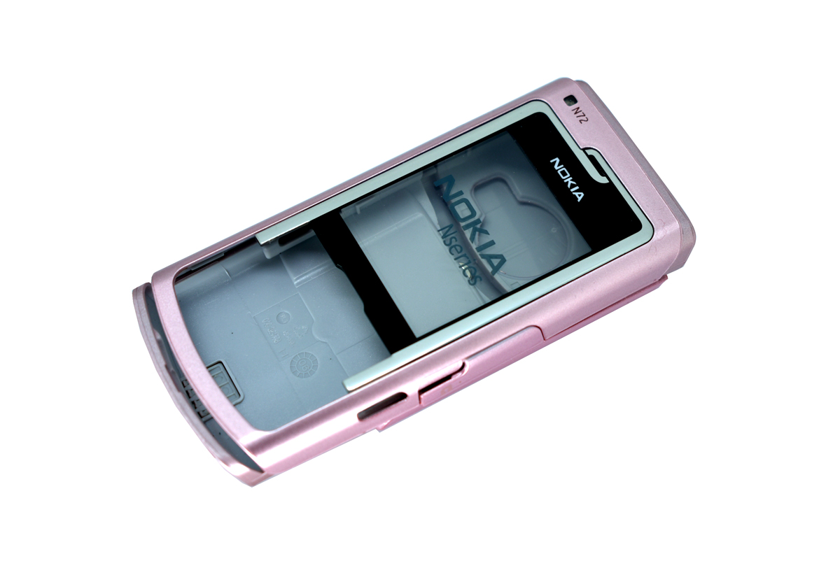 Задняя крышка для Nokia N72 (AAA) розовый