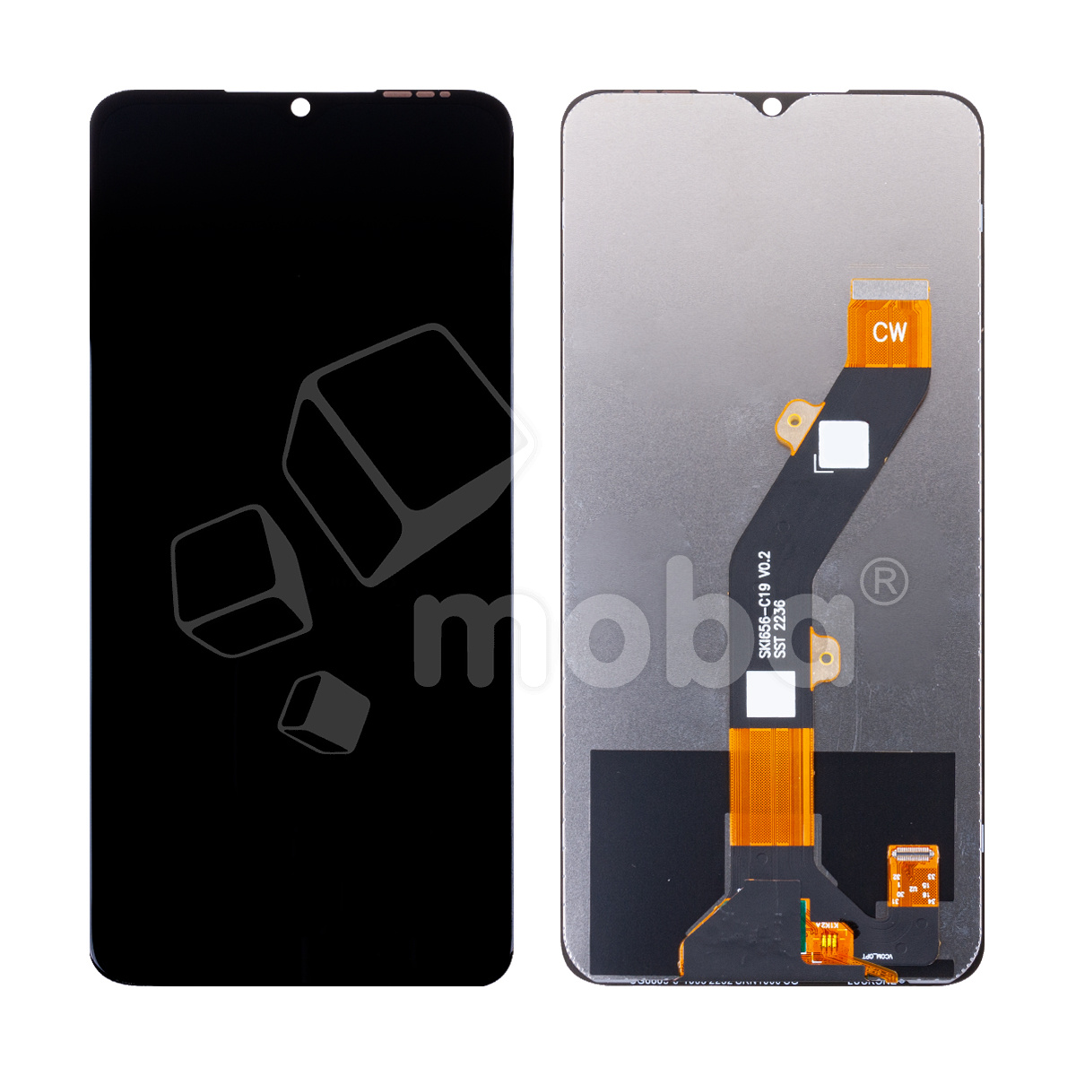 Дисплей для Infinix Smart 7 Plus (X6517) в сборе с тачскрином Черный - OR (HD+, 300 Кд/м2, 60 Гц)