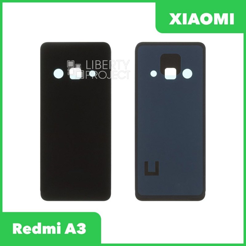 Задняя крышка для Xiaomi Redmi A3 (23129RN51X) (черный)