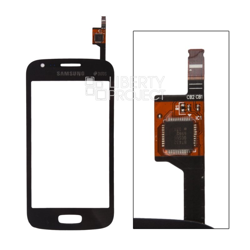 Тачскрин для Samsung Galaxy Ace 3 GT-S7270/S7272/S7275 1-я категория (черный)