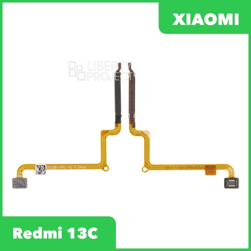 Сканер отпечатка пальца Xiaomi Redmi 13C 4G/Poco C65 (23100RN82L/23108RN04Y/2310FPCA4G) (черный), ориг