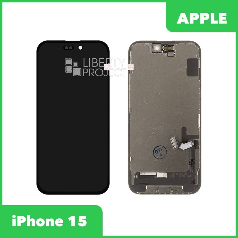LCD дисплей для Apple iPhone 15 (черный) матрица ZY In-Cell COF LTPS FHD