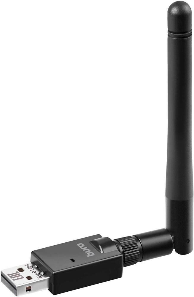 Сетевой адаптер BURO USB BU-BT50C BT5.0+EDR class 1 100м черный