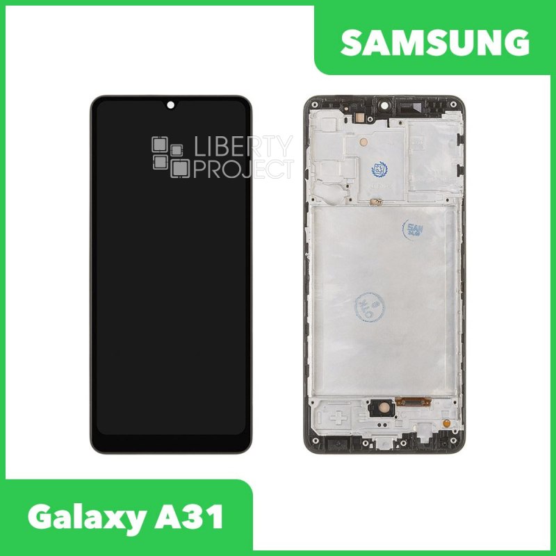 LCD дисплей для Samsung Galaxy A31 SM-A315 в сборе в рамке Incell (черный)