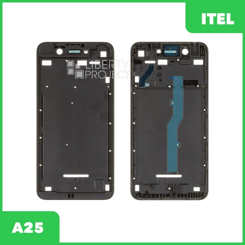 Рамка дисплея для Itel A25 (L5002) (черный)