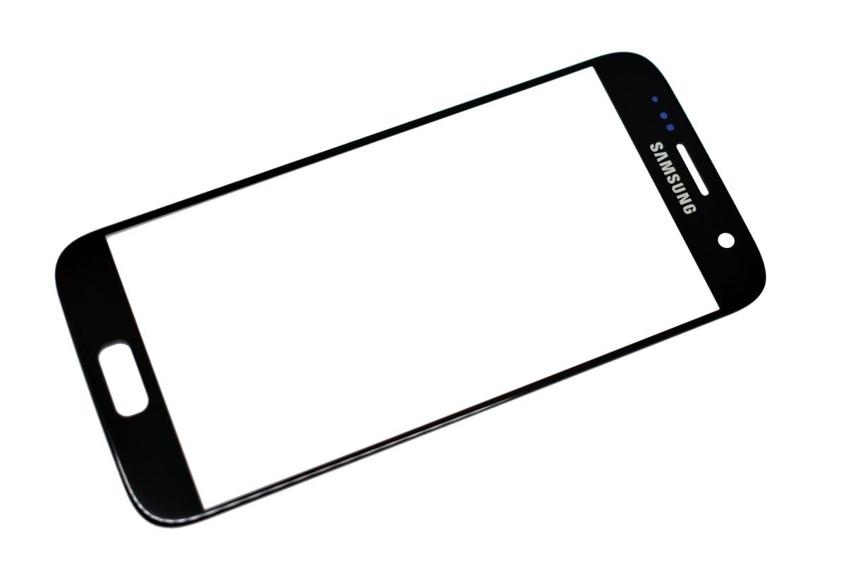 Стекло для переклейки Samsung Galaxy S7 черный AA
