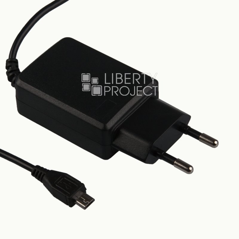 Блок питания ASX сетевой MicroUSB (5,0 В, 2 А) + USB (европакет)