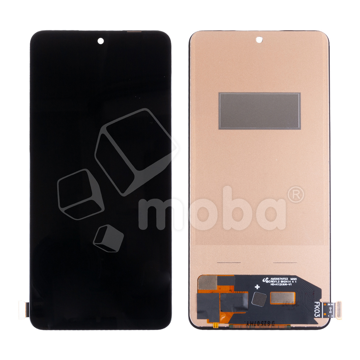 Дисплей для Realme 12+ 5G (RMX3867) в сборе с тачскрином Черный - (In-Cell)