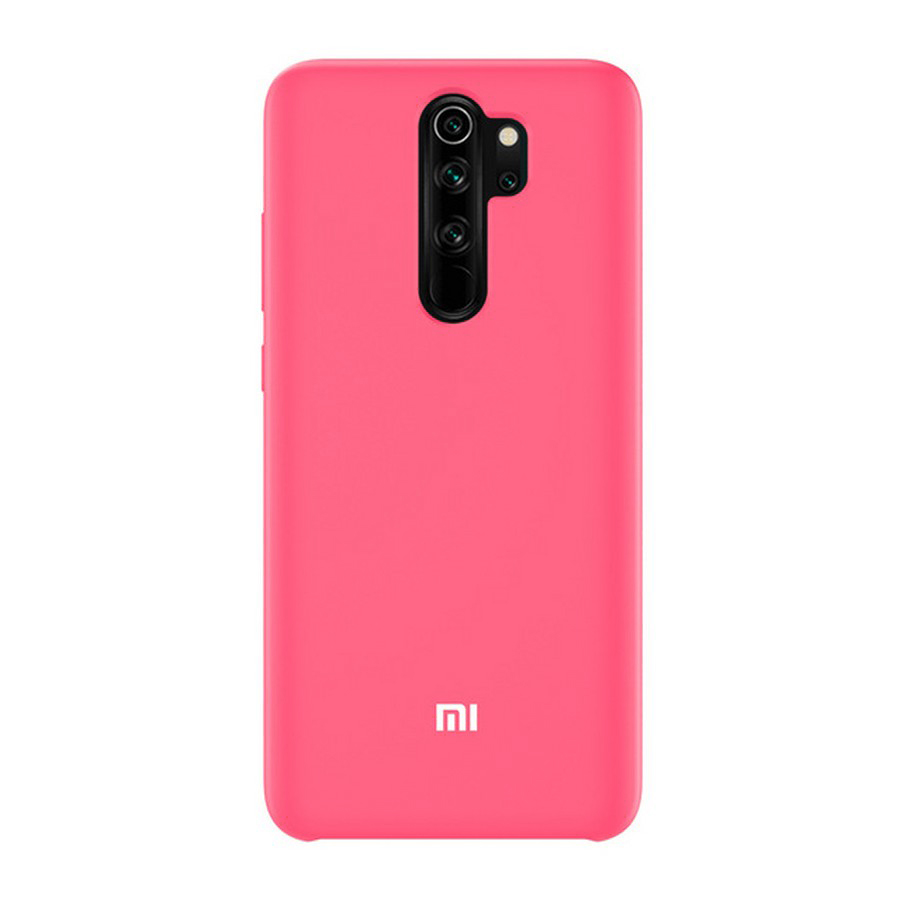 Силиконовая накладка Silky soft-touch для Xiaomi Redmi 9 розовый