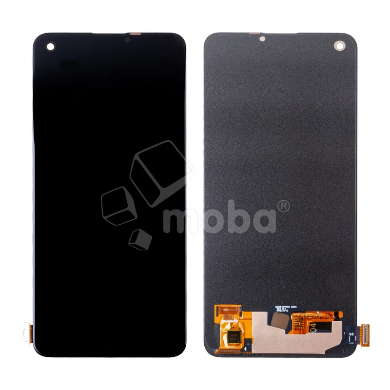 Дисплей для Realme 8 Pro (RMX3081) в сборе с тачскрином Черный - (OLED)