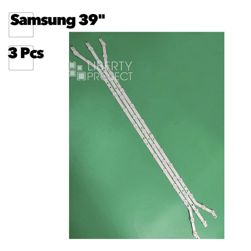 Светодиодная подсветка для телевизоров Samsung 39FH D3GE-390SMA-R2 (комплект 3 шт)