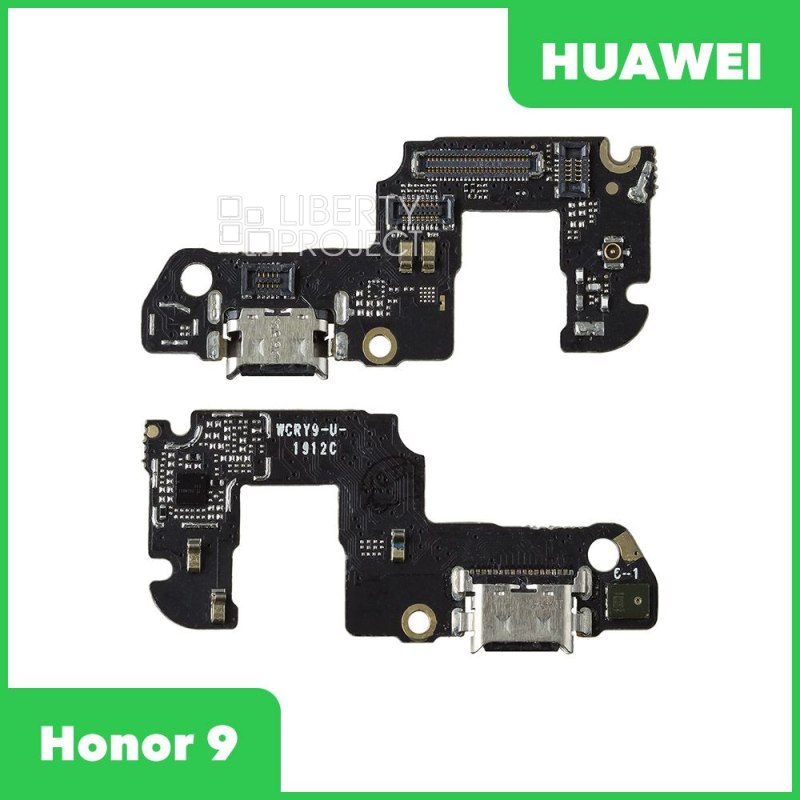 Шлейф/FLC Huawei Honor 9/9 Premium (STF-L09/STF-AL10) на системный разъём/микрофон