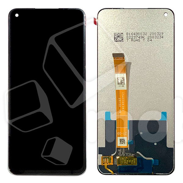 Дисплей для Realme 6/Narzo 30 4G (RMX2001) в сборе с тачскрином Черный - Оптима