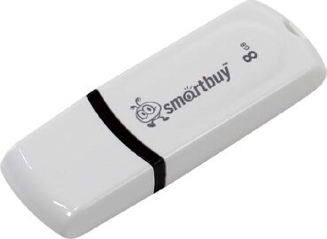 Флешка SMARTBUY (SB8GBPN-W) 8GB PAEAN WHITE