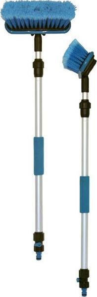 Щетка BLACK&BLUE ВВ602 для мытья телескоп., проточная ручка с запорным краном, 75-130см 39793
