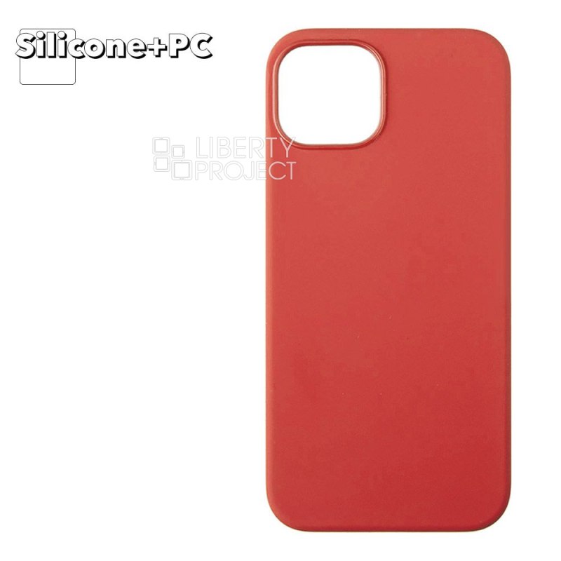 Чехол HOCO Pure Protective для Apple iPhone 14, силикон + РС (красный)