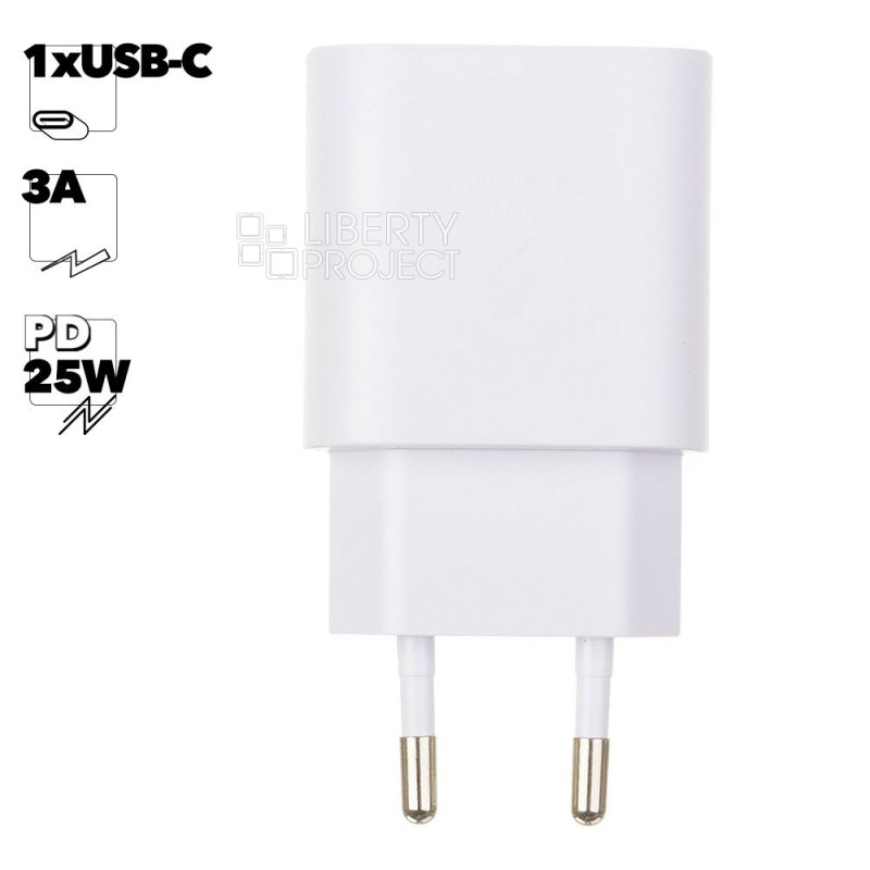 СЗУ Samsung 1xUSB-C, 3А, PD25W, 0531741048S (белый)_ID