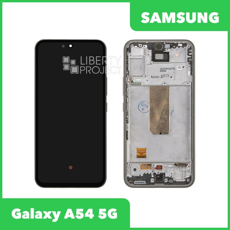 LCD дисплей для Samsung Galaxy A54 5G SM-A546E GH82-31231A/31232A в рамке (черный) 100% OR SP