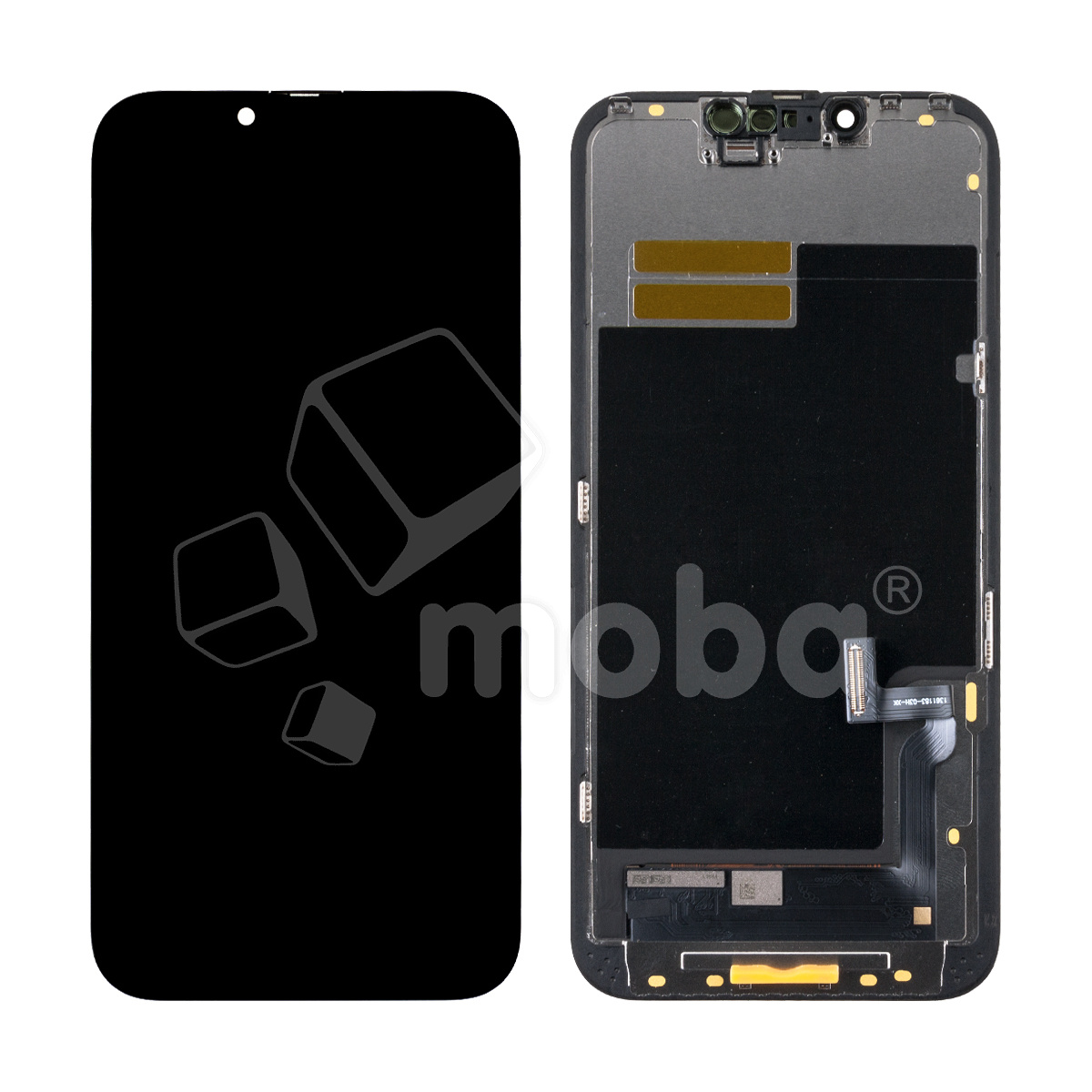 Дисплей для iPhone 13 (A2635) в сборе с тачскрином Черный - (Hard OLED, Full HD) (площадка под IC)