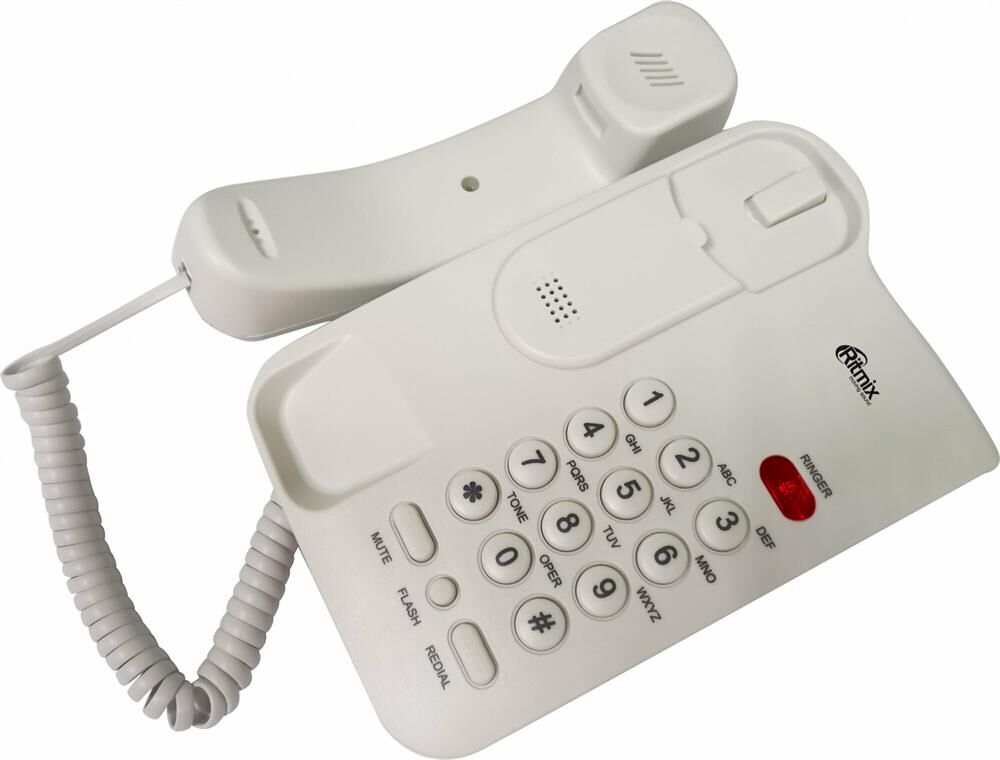 Телефон проводной RITMIX RT-311 White