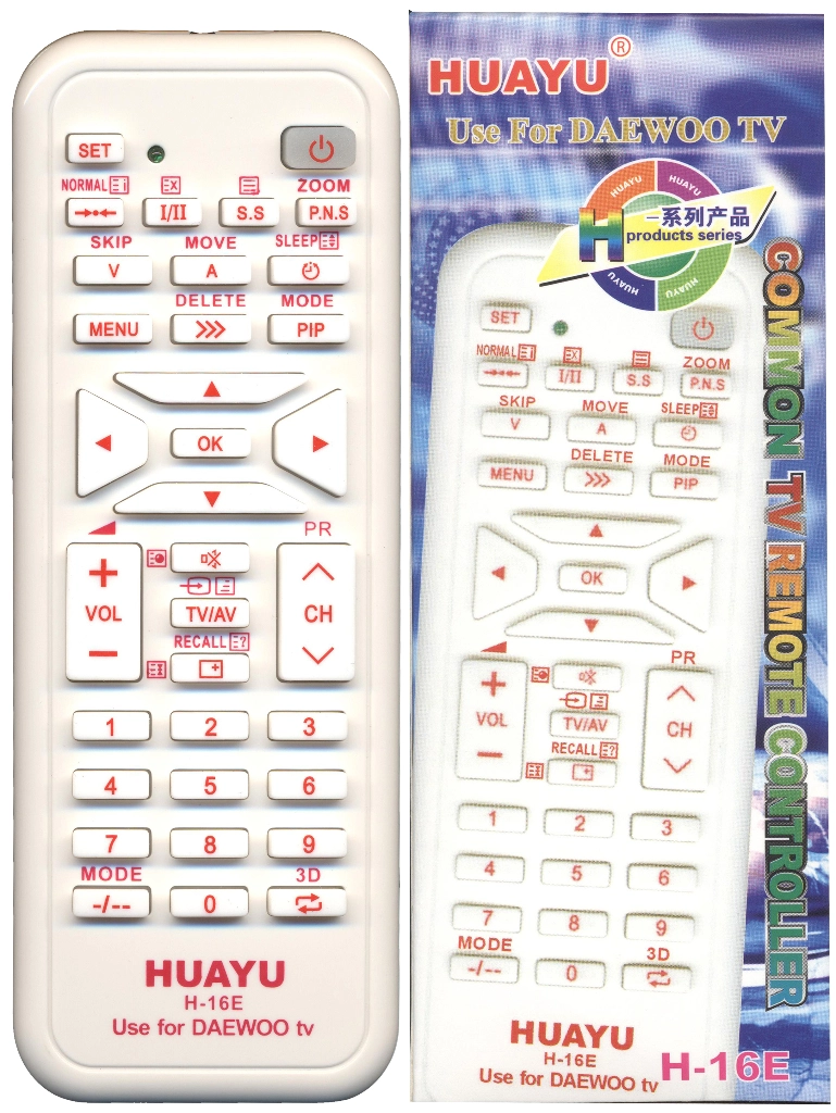 Универсальный пульт Huayu H-16E для DAEWOO TV
