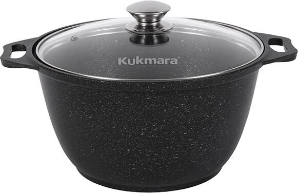 Кастрюля KUKMARA КМТ32а 3,0л. Темный мрамор