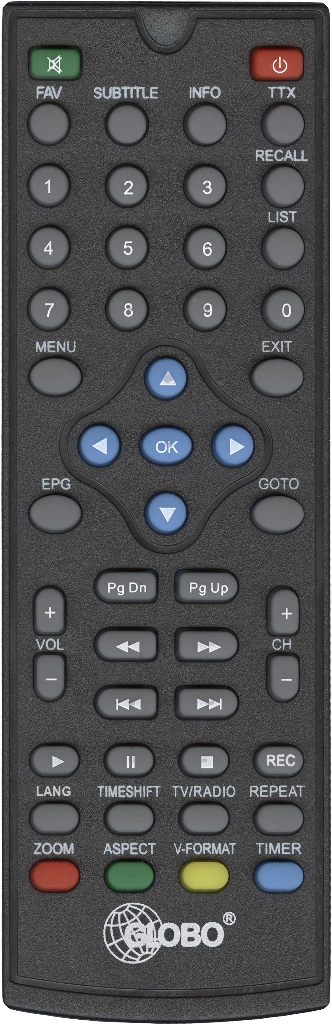 Пульт Globo GL55 для ресивера