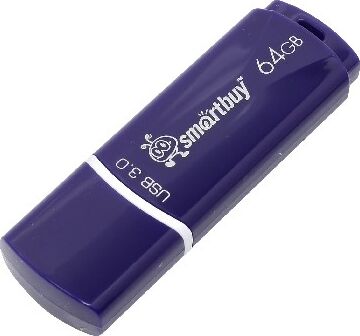 USB флеш SMARTBUY (SB64GBCRW-BL) 64GB CROWN BLUE USB 3.0