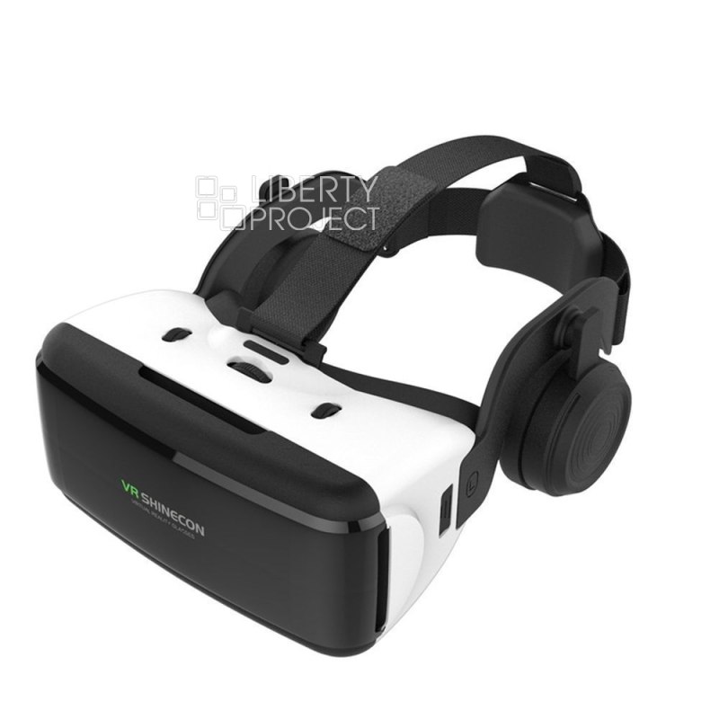 Очки виртуальной реальности VR SHINECON SC-G06E с проводной гарнитурой (черный)